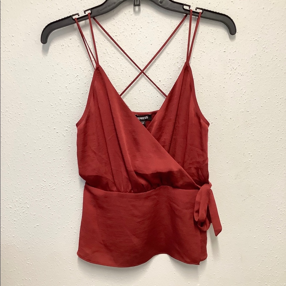 Express brick color top